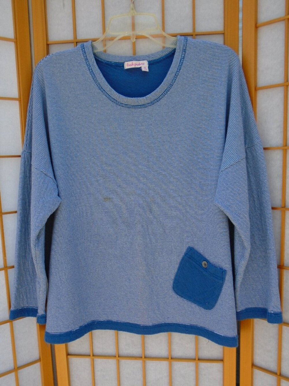 Jetty Fireside RR Pinstripe Top cozy soft one size M-L-XL